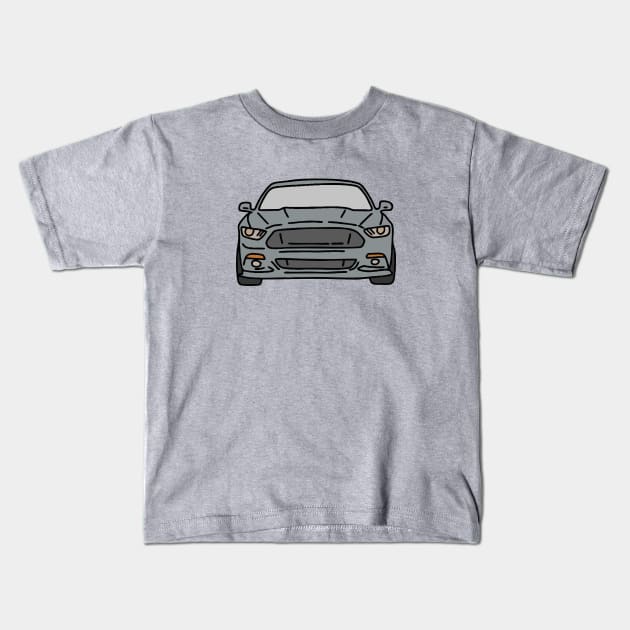 super muscle car Kids T-Shirt by fokaction